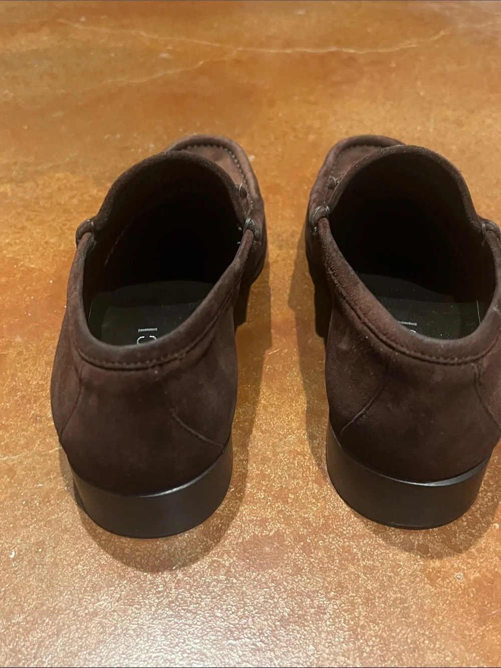 Gucci Brown Suede Horsebit Loafers